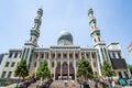 Facade view of Dongguan Great Mosque in Xining Royalty Free Stock Photo